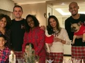 Фабиньо с семьей