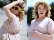 Елена Кравец показала беременный животик в нарядах своего бренда. ФОТО
