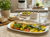 Запеченный сибас