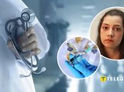 Лікар, ампула та Ноелія Кастільйо Рамос