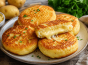 Картофельные коржики с сыром