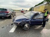 ДТП на 27 километре трассы "Киев-Чернигов"