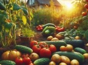 Овочі на городі