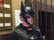 "Забыл выпить таблетки": Балашов в костюме Бэтмена устроил шоу в Киеве (фото, видео)