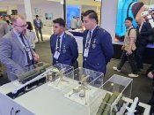 На міжнародній виставці IDEF-2025 у Стамбулі. Ліворуч - виконавчий директор NAUDI Сергій Гончаров