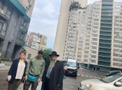 Вахид Бехешти в Киеве с главным раввином Украины Моше Реувеном Азманом