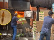 Заражені вантажі знищили у вогні