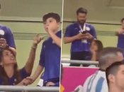 Сын Месси заставил краснеть маму на матче ЧМ-2022 (видео)