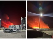 Под Ростовом произошел еще один масштабный пожар: тушить его нашлось лишь две машины (фото, видео)