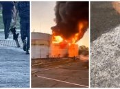 В россии случился пожар в топливном резервуаре