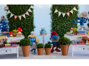 25 супер-идей, как организовать день рождения для фаната смурфиков