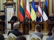 Встреча Владимира Зеленского с лидерами стран Балтии и Польши