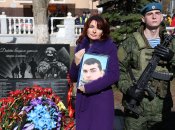 Поховання російського окупанта, знищеного в Україні