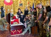 Прощание с погибшим в Златоверхом соборе