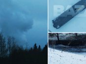 На месте найдены даже деревянные обломки