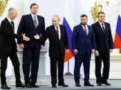 владимир путин здоровается за руку с владимиром сальдо