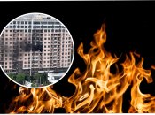 Зайнялася квартира на сьомому поверсі