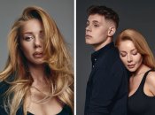 Тина Кароль и ее сын Вениамин, который очень похож на отца