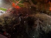 Воронка в Белгороде, вероятно, от взрыва