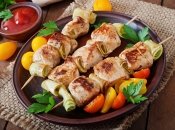 Все буде смачно 03.08.2015: аппетитный шашлык с кабачками