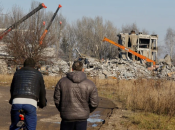 Від будівлі ПТУ, де розміщувалися російські мобілізовані, майже нічого не вціліло