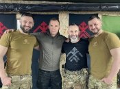 Андрей Шевченко с защитниками Украины