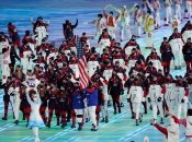 Американские спортсмены на открытии Олимпиады-2022