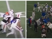 После столкновения Хэмлина увезли в больницу