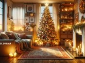 Елка является главным атрибутом Нового года (изображение создано с помощью ИИ)