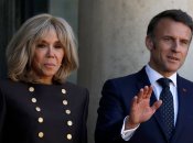 Бріжит Макрон та Емманюель Макрон