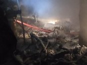 То, что осталось от Ан-12 белорусской авиакомпании "Гродно"