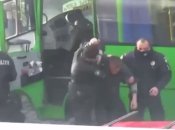 Затримання водія марушрутки в Одесі