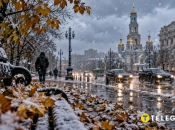 Первый снег в Харькове