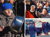 Фото з каналу Pentru Popor (“Рух для народу”), який організувала партія “Шор” яскраво ілюструють контингент протестів