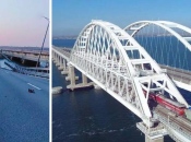 На мосту путіна зруйнований проліт