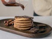 Апетитні панкейки із шоколадом