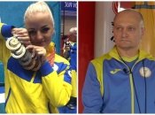 Інна Візір та її тренер Микола Богодистий