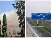 В Курской области загорелась больница: россияне уже кричат об "украинских беспилотниках" (видео)