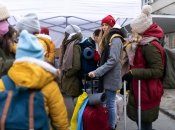 Украинцы покинули свои дома после начала полномасштабной войны