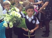 Санта Димопулос отправила сына в первый класс