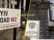 Біля посольства РФ в Лондоні