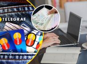 Банковская карта и ноутбук с деньгами