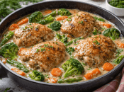 Курка в гірчично-вершковому соусі