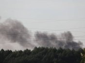 Дым отлично видно за много километров от самой части