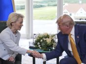 Урсула фон дер Ляйен и Дональд Трамп