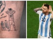 Жест Мессі на нозі вболівальника