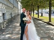 Молодожены Даша Евтух и Александр Глазов