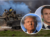 Дональд Трамп та Емануель Макрон (зліва направо)