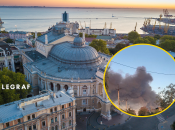 Над містом здійнялася чорна хмара