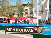 На мітинг у Мелітополі вийшло зовсім мало людей